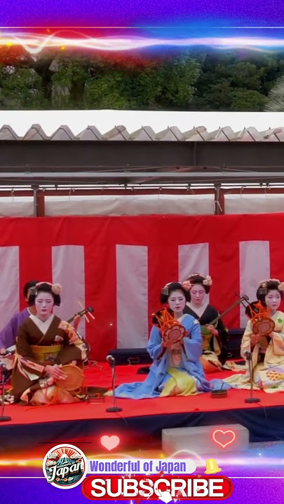 Maiko on performing 🥰 ❣️ | Wonderful Of Japan ✨ #maiko #geisha #geiko ✨❣️