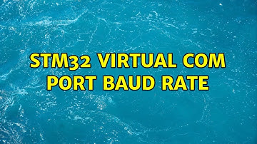 STM32 Virtual COM port baud rate