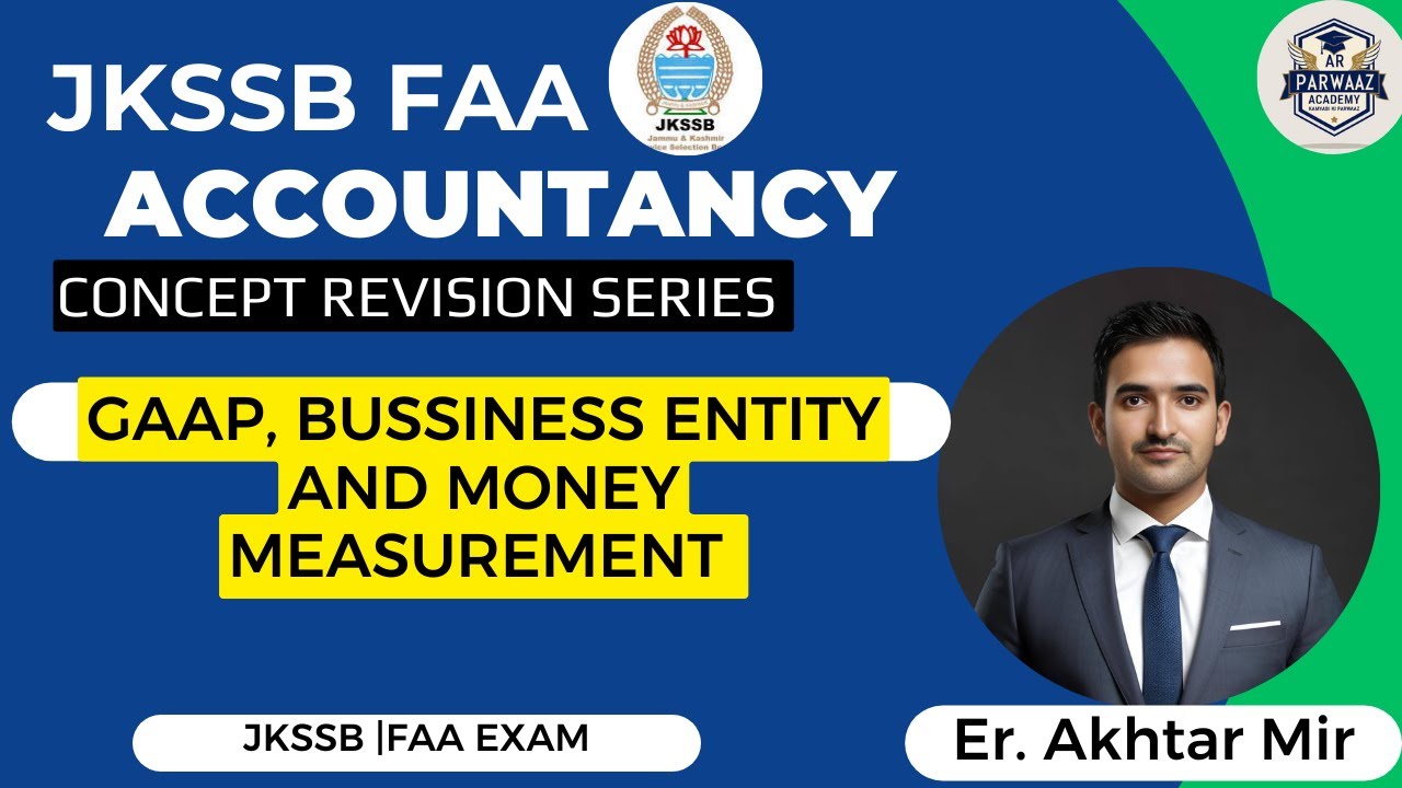 Accounting Assumptions |FAA concept Revision series || #jkssb |#faa 