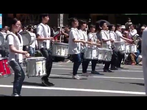 2016 銀座柳まつり１６ ゴールデンパレード　練馬区中学校・高等学校合同バンド