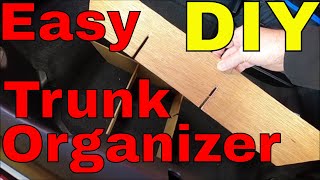 Easy To Make DIY Trunk Organizer