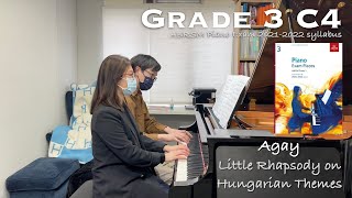 Grade 3 C4 | Agay - Little Rhapsody on Hungarian Themes | ABRSM 🎹 2021-22 | Zoe Chan & Stephen Fung Resimi