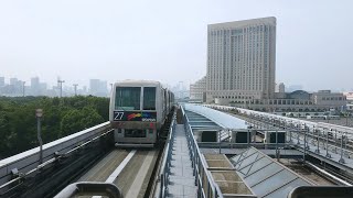 [残りわずか！] ゆりかもめ7200系27編成 東京国際クルーズターミナル(U-08)発車