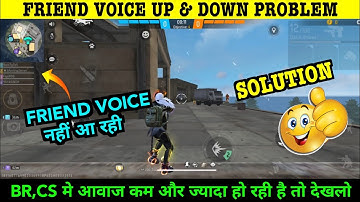 Free Fire Sound Up Down Problem | FF Sound Problem | How To Fix Free Fire Sound Problem After Update