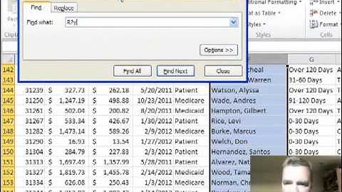Excel Video 268 Using Wildcards to Find