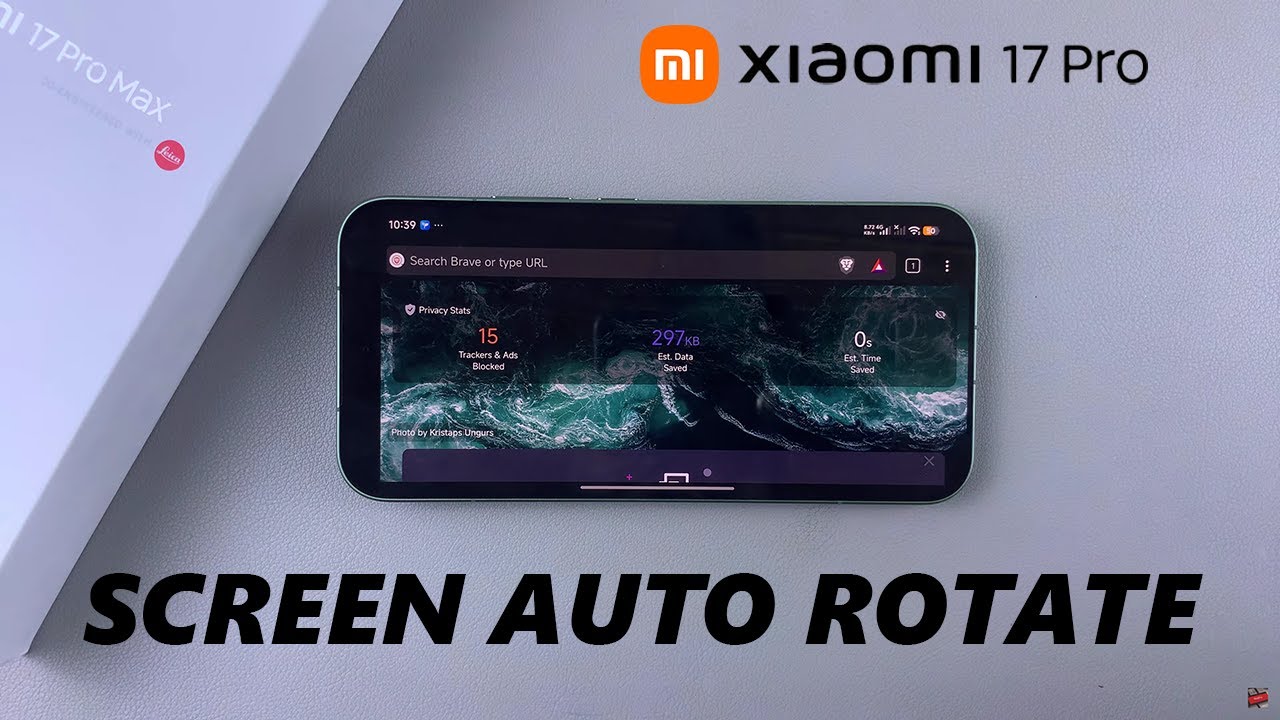 Xiaomi 17 Pro: Как включить/выключить автоматический поворот экрана