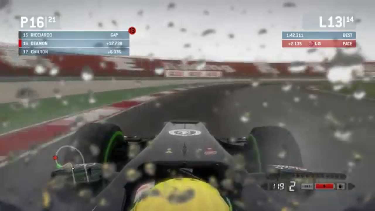 F1 2013 career, sauber, race 3 25%, CHINA 😈