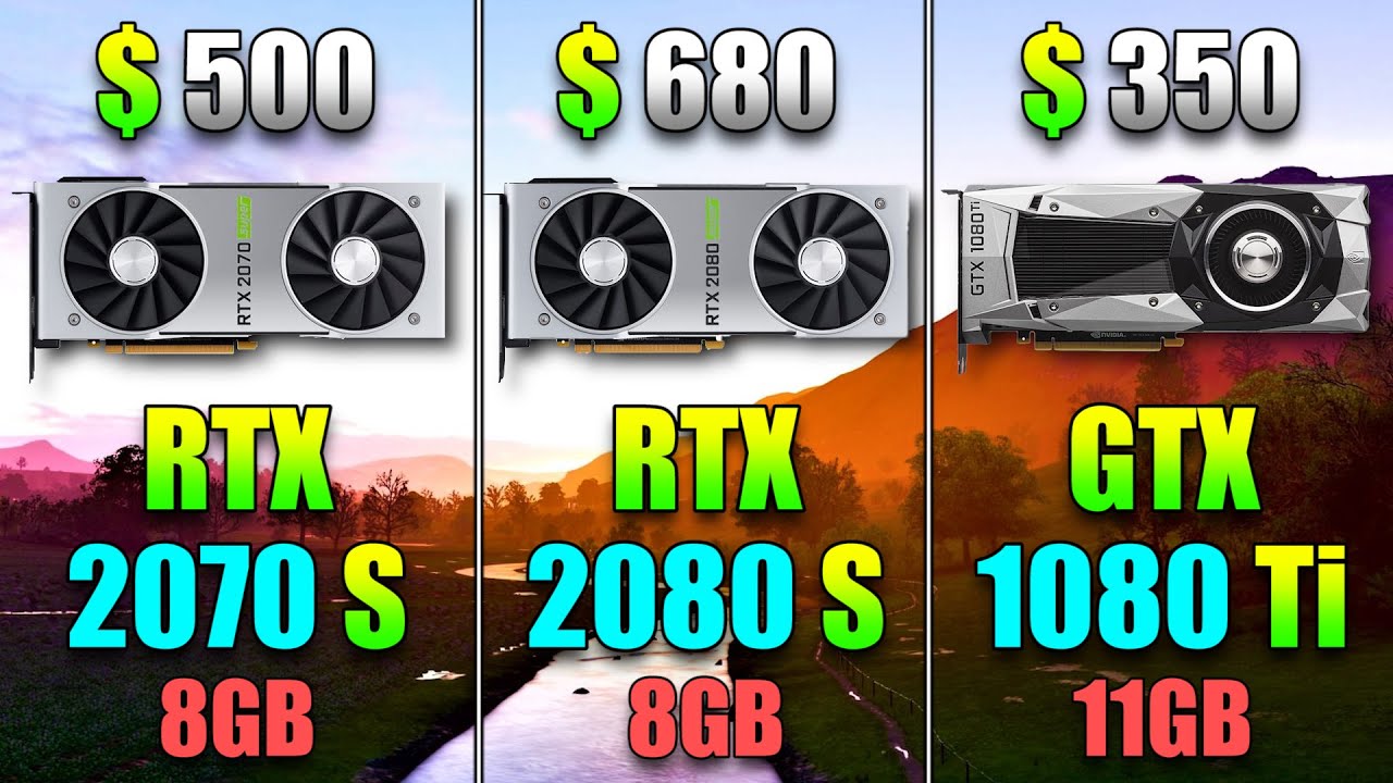 RTX 2070 vs RTX 2080 SUPER vs GTX 1080 YouTube