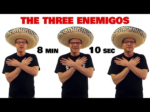 The Three Enemigos - Spanish Verbs Ser, Estar and Ir