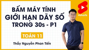 Bấm Máy Tính Giới Hạn Dãy Số  -  Toán 11 #shorts