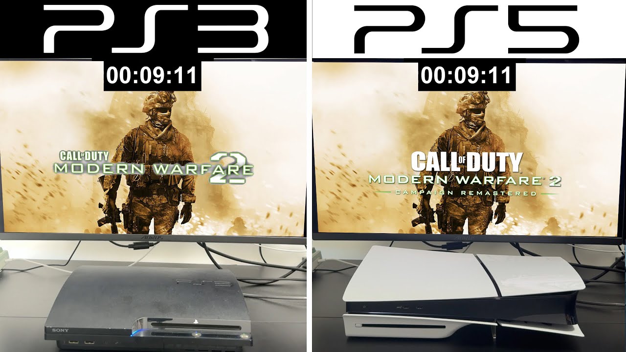 MODERN WARFARE 2 - PS5 vs PS3 | Graphics and Loading Times - YouTube