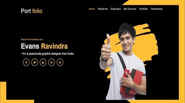 My First Portfolio Website with HTML & CSS – Step by Step