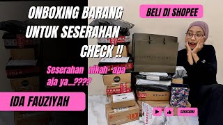 UNBOXING PAKET untuk SESERAHAN PERNIKAHAN | SHOPEE HAUL