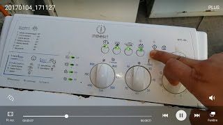 haw to reste lave linge  indesit WITL86 إعادة ضبط البرنامج لي غسالة اندزيت