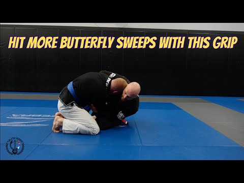 Hit More Butterfly Sweeps With This Grip #bjj