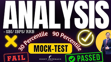 MOCK TEST ANALYSIS - 2024 Bank Exams | RRB PO | SBI | IBPS | Toppers secret to qualify any PRELIMS |