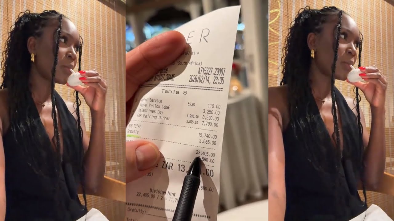Девушка стала вирусной сенсацией после того, как потратила 22 000 рандов на ужин только с собой и...