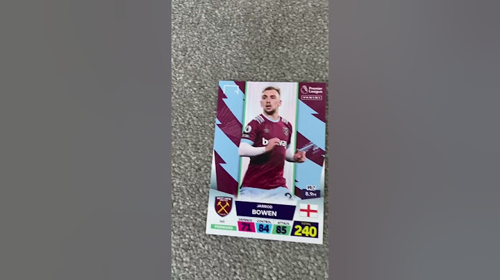 Which Jarrod Bowen do you prefer?? #football #cards #collection #premierleague #bowen