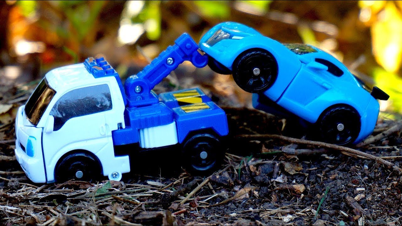 Тобот - Трансформер О. Робот - эвакуатор. Игрушки трансформеры для детей