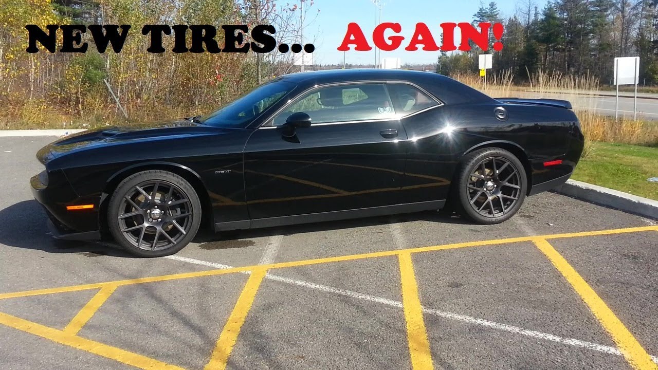 Dodge Challenger RT New Tires...Again! - YouTube