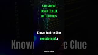 Salesforce Disables Klue Battlecards App Integration After OAuth Token Abuse Exposes…