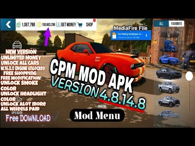 Car Parking Multiplayer Mod Apk 4.8.14.8 Unlocked Everything