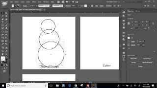 Vid 3: Creating the Design: Snowman Outline in Adobe Illustrator for 3D Printed Cookie Cutters