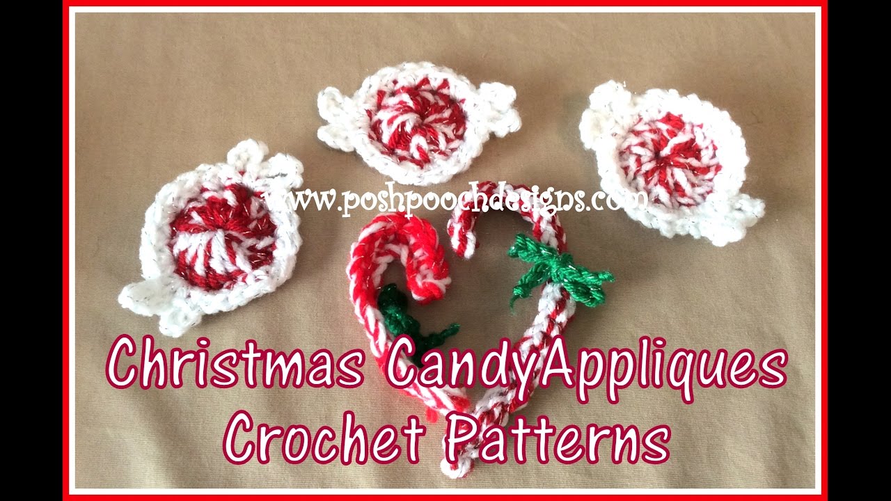 Christmas Candy Peppermint - Crochet Pattern - YouTube