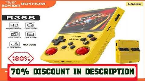 A must-have product! Open Source R36S Retro Handheld Video Game Console Linux System 3.5 Inch IPS