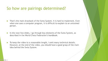 What is the Swiss System?