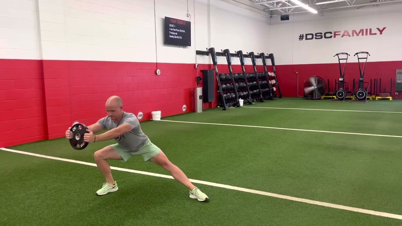 Rotational Lunge w/Pressout