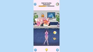 BRAINY PRANKSTER |LEVEL 14|Help the girl to breathe Under Water|#puzzlegame #brainteasers