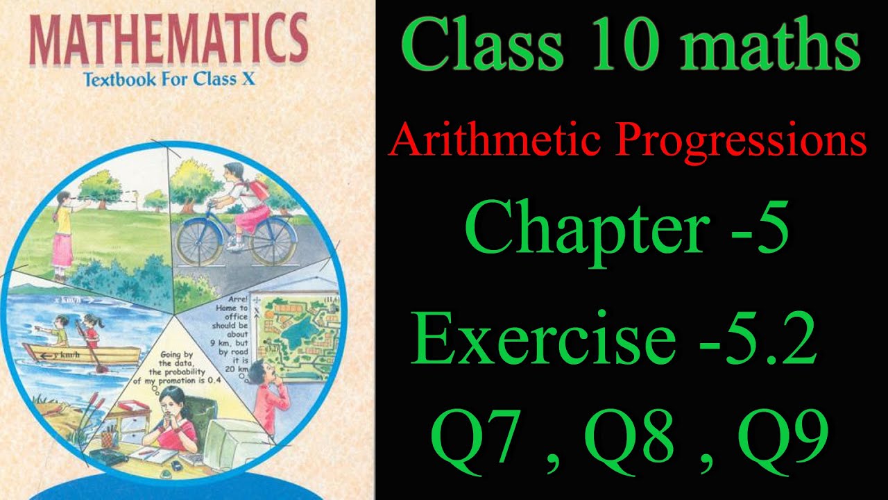 Class 10 maths chapter 5 arithmetic progression exercise 5.2 Q7 Q8 Q9 ...