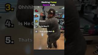Ranking Funniest Sports Fails 😂 #shorts #hilariousfails #sports #memes #funny