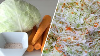 Yummiest pickled cabbage my children love | Probiotics made in your kitchen