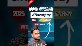 Razorpay Payment Gateway Approval Within 7 Minutes #ecommerce #website #paymentgateway