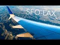 SFO to LAX on United Airlines | Boeing 737-924(ER) Economy Flight *60FPS*
