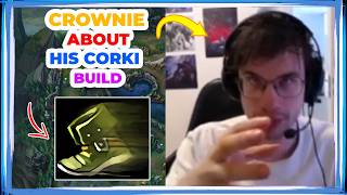 Crownie About His CORKI Build with Tabis 👀 [FUNNY]