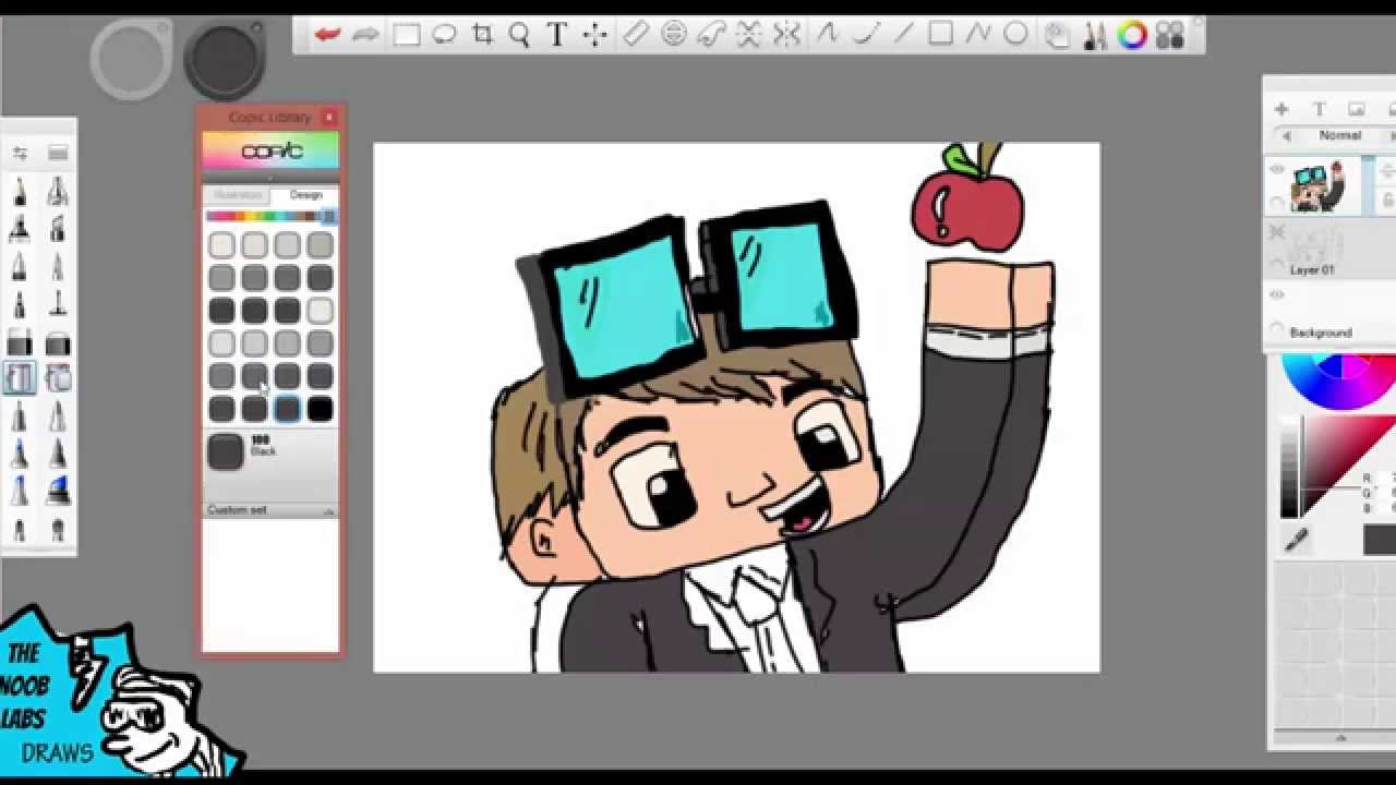 Minecraft Speed art #1-TDM - YouTube
