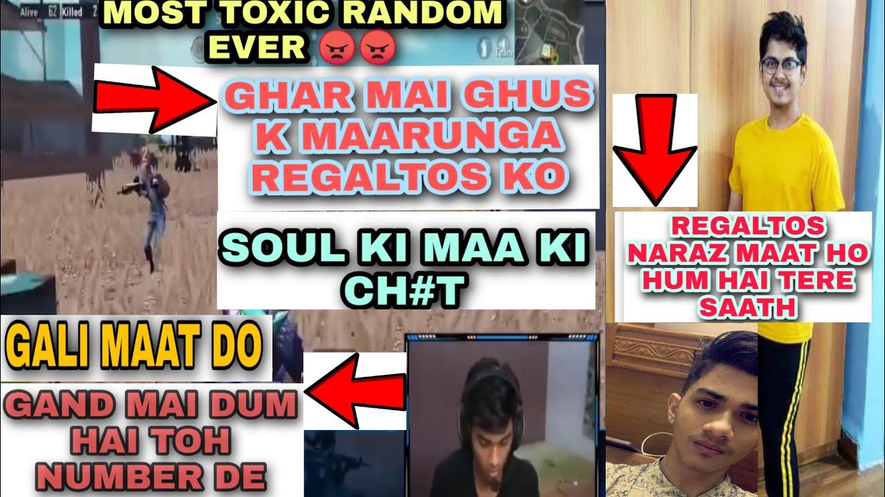 Mortal Call Regaltos 💓/ Random Give Gali To Regaltos😠😠 / Regaltos Angry Moment