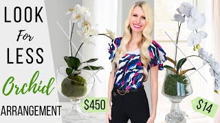 Diy Flower Arrangement The Look For Less ~ Diy Home Decor 2020 ~ Orchid Arrangement Tutorial