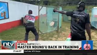 Kenya's top shooter Master Ibrahim Ndung'u officially returns to training