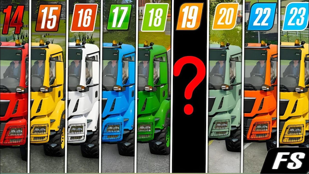 Fs14 vs Fs16 vs Fs17 vs Fs18 vs Fs19 vs Fs20 vs Fs23 | Truck Transportation Comparisons | Timelapse