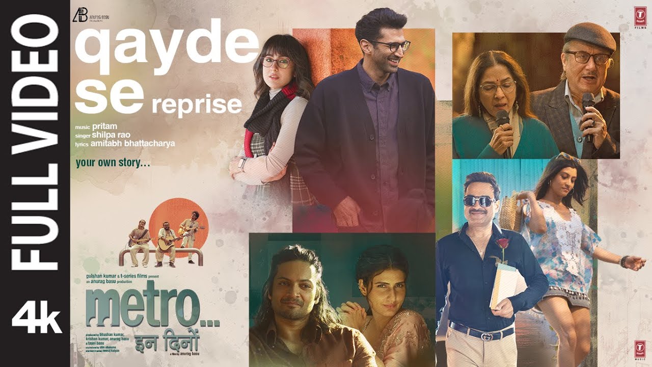 Qayde Se – Reprise (Full Video) | Shilpa Rao | Metro…In Dino | Pritam | Amitabh B | Bhushan Kumar