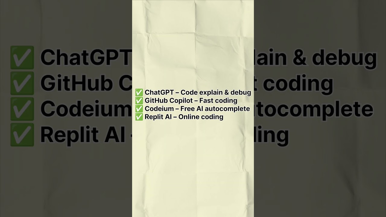 Best AI Tools Every Coder & Developer Must Use! 💻🤖 Save this for your next project! 🚀