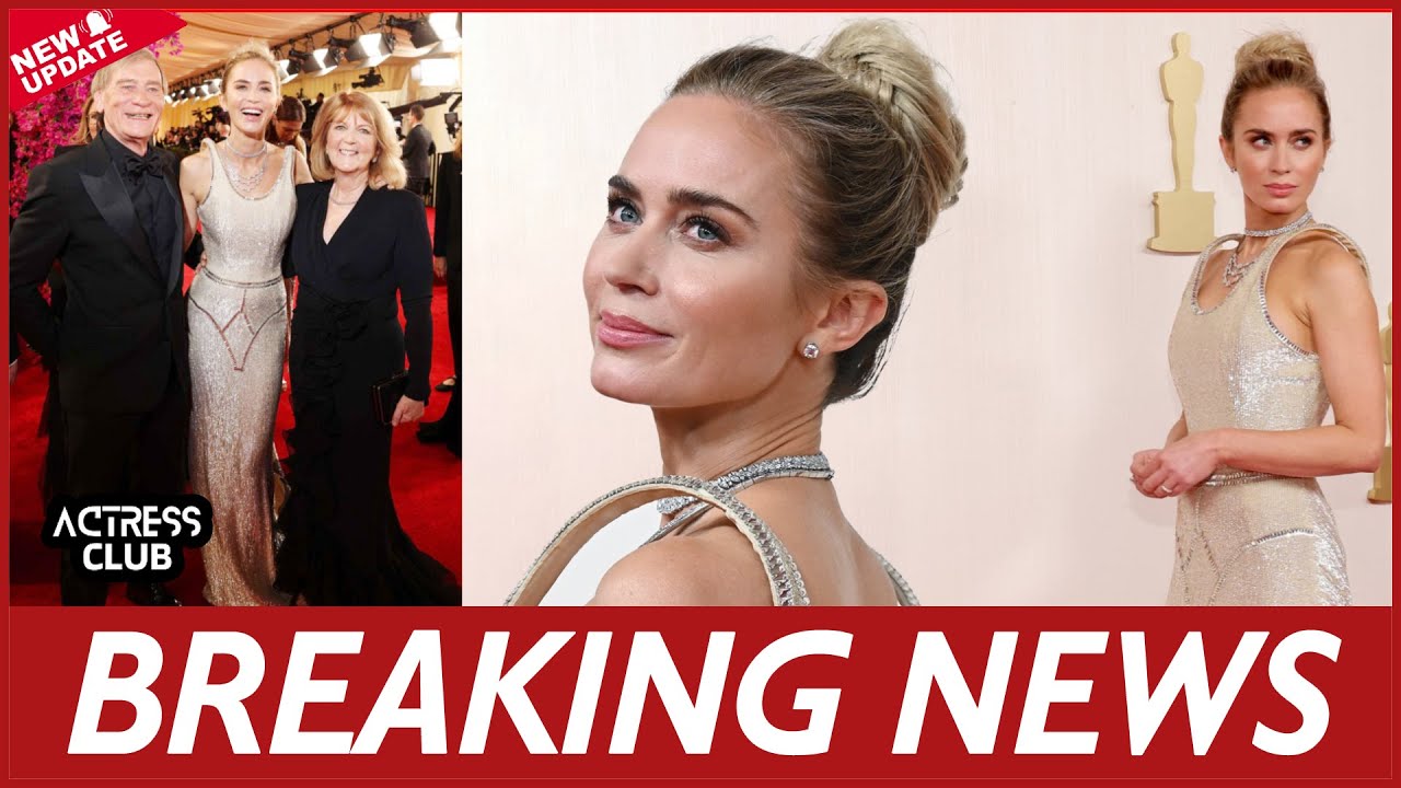 Emily Blunt Brought Her Parents to the 2024 Oscars and Celebrated Her