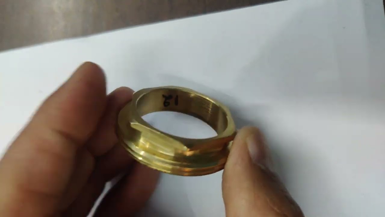 brass check nut