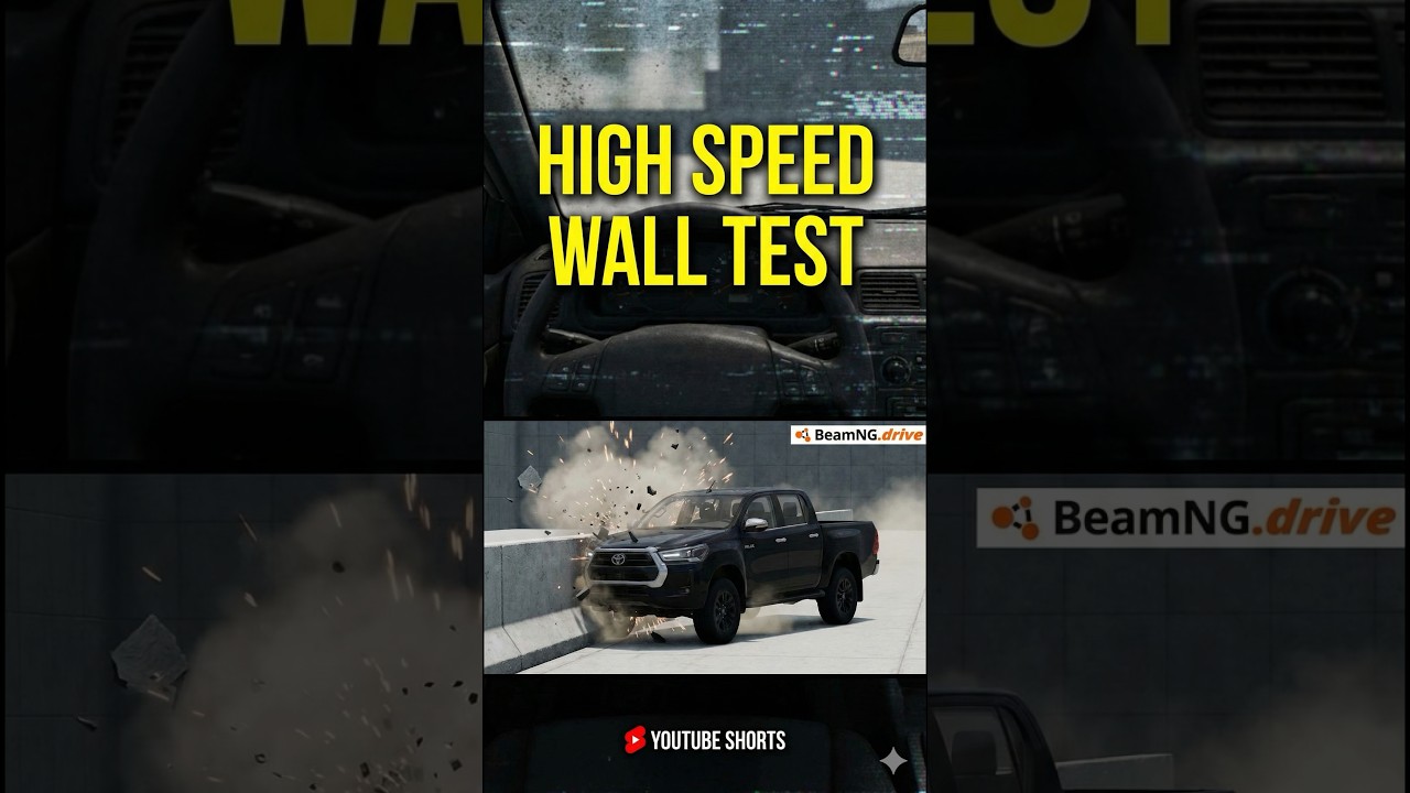 Toyota Hilux Vs Hugh Speed Wall Test 