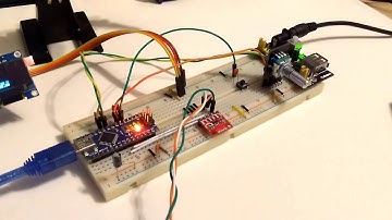mini Wave_Gen - Pequeno gerador de sinais com Arduino Nano e DAC MCP4725