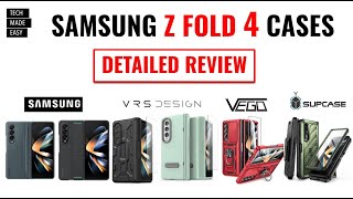 Samsung Galaxy Z Fold 4 Cases Review with Time Stamps